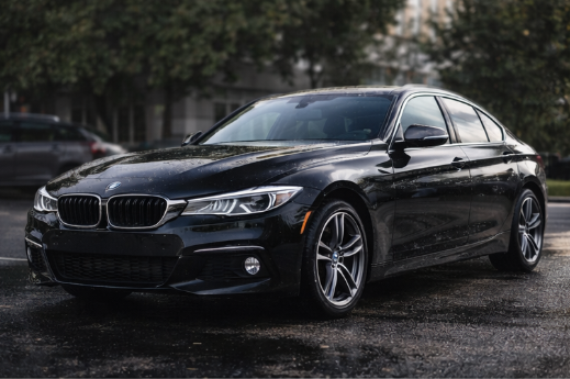 Detailed sedan exterior